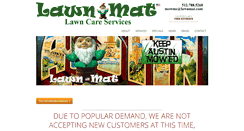 Desktop Screenshot of lawnmat.com